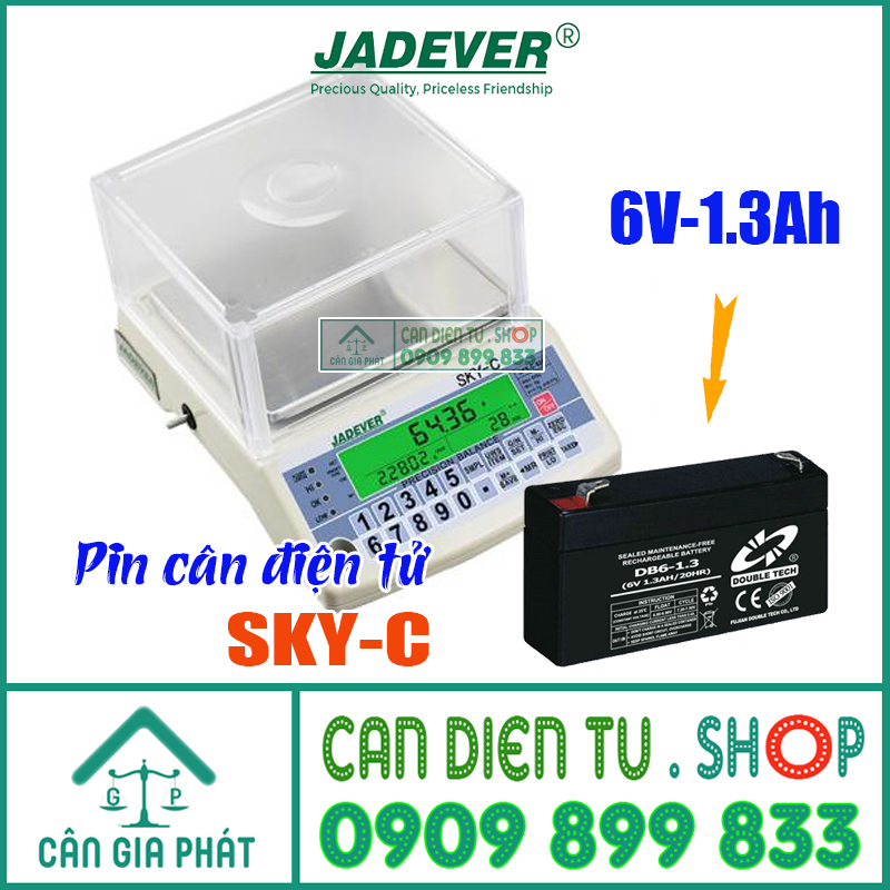 Pin cân đếm điện tử Jadever SKY-C