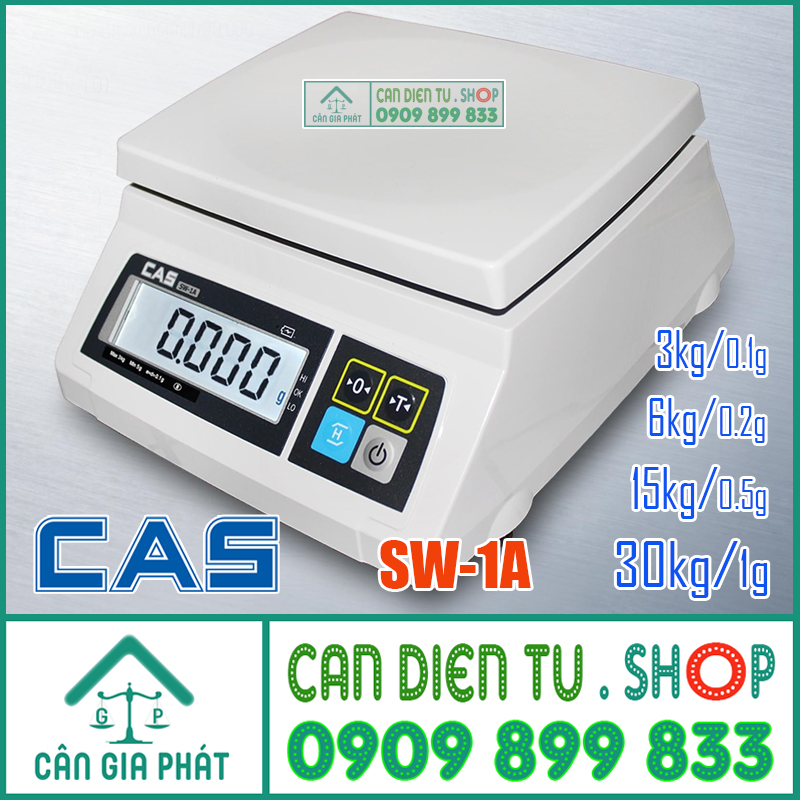 CANDIENTU.SHOP mua bán & sửa cân điện tử Cas SW-1A 3kg 6kg 15kg 30kg