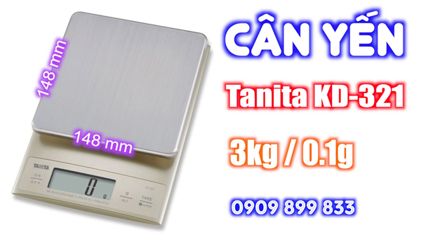 Cân điện tử cân yến - cân điện tử Tanita KD-321 3kg/0.1g