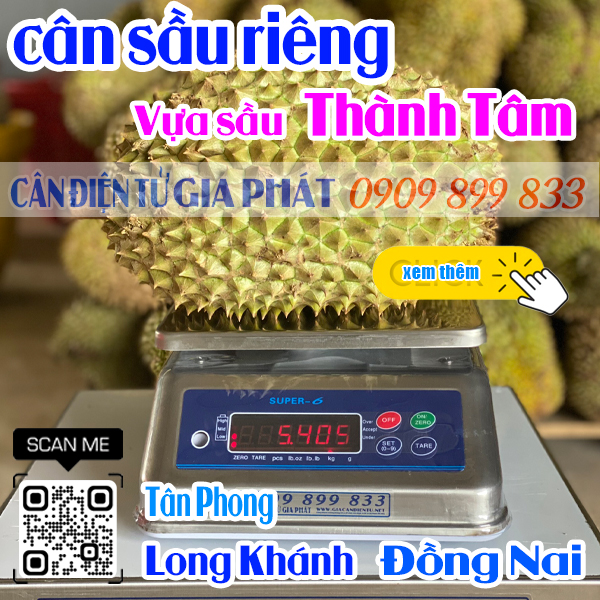 Cân điện tử cân sầu riêng ở Long Khánh Đồng Nai - cân hạo cân sơm sầu riêng 30kg