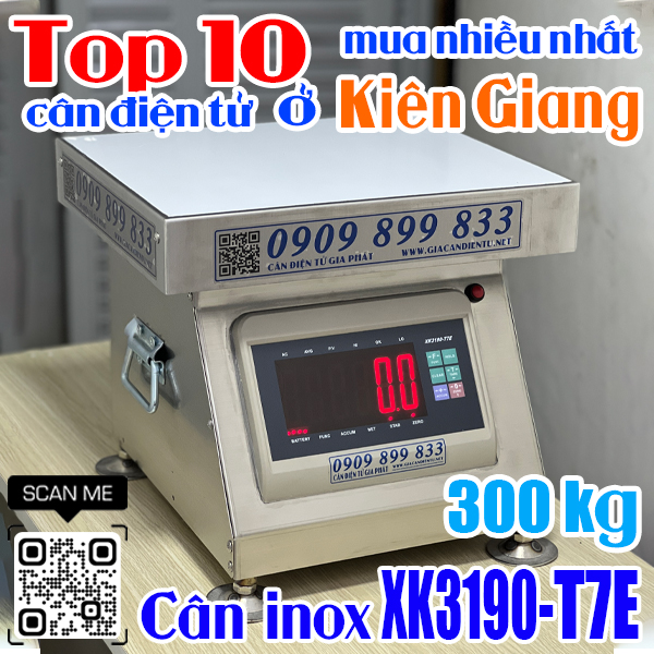Top 10 cân điện tử ở Kiên Giang mua nhiều nhất - cân lúa XK3190-T7E 300kg 500kg