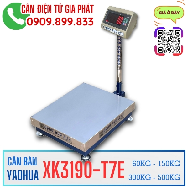 Cân bàn điện tử XK3190-T7E 30kg 50kg 60kg 100kg 150kg 200kg 300kg 500kg