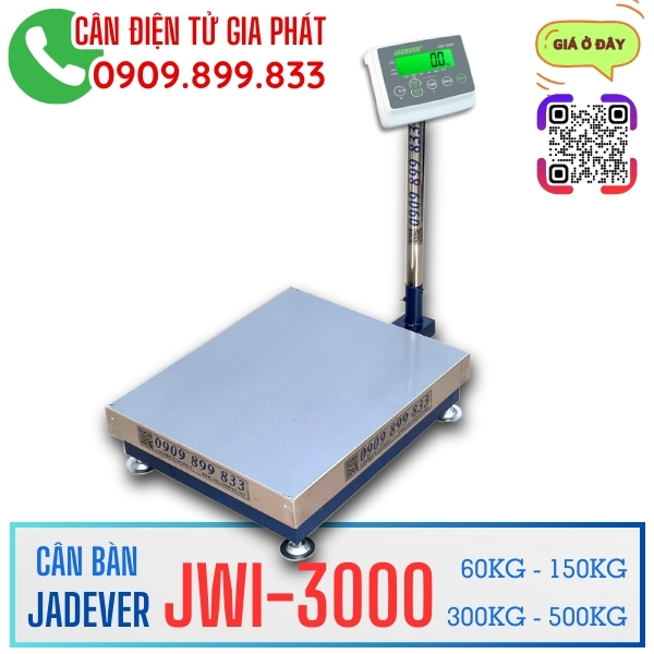Cân bàn điện tử Jadever JWI-3000 30kg 60kg 100kg 150kg 200kg 300kg 500kg