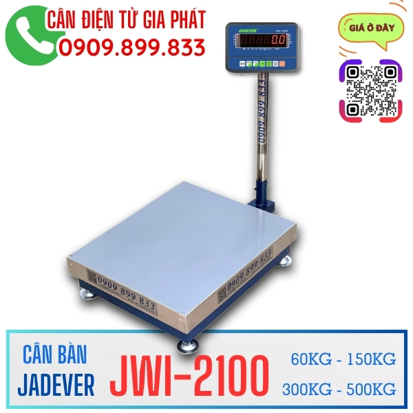 Cân bàn điện tử Jadever JWI-2100 30kg 60kg 150kg 300kg 500kg