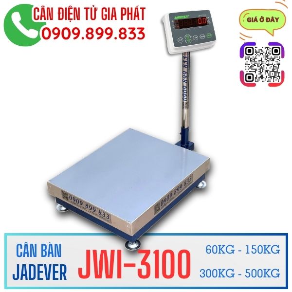 Cân bàn điện tử JADEVER JWI-3100 30kg 60kg 100kg 150kg 200kg 300kg 500kg