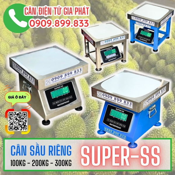 Cân sầu riêng Super-SS 100kg 200kg 300kg 500kg chống nước chống bụi
