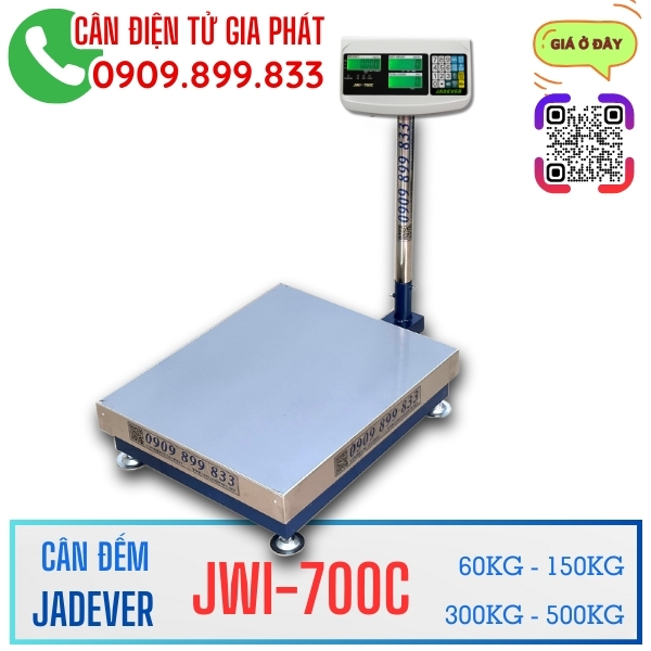 Cân điện tử Jadever JWI-700C đếm số lượng 60kg 150kg 300kg 500kg