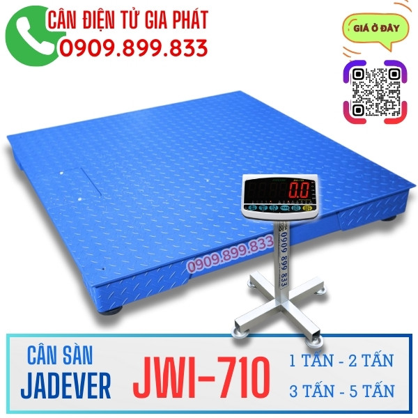 Cân sàn điện tử Jadever JWI-710 1 tấn 2 tấn 3 tấn 5 tấn 10 tấn